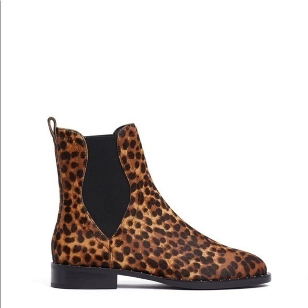 REBECCA MINKOFF Sabeen Too leopard Bootie size 7M